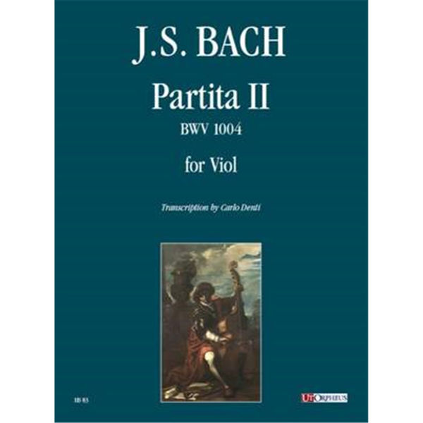 Partita No. 2 BWV 1004, Johann Sebastian Bach, arr. for Solo Violin