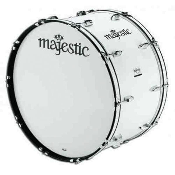 Marsjstortromme Majestic Contender CBS2414, White, 24x14, 7,4kg