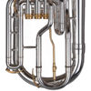 Althorn Besson 2050-2G-0, Prestige Sølv, Gold Brass Bell