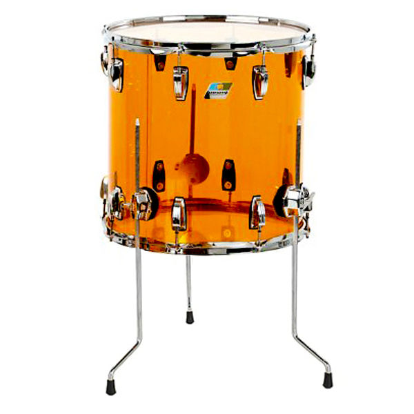 Gulvtromme Ludwig Vistalite LF944VXXWC, 14x14, Classic Lugs, m/Føtter