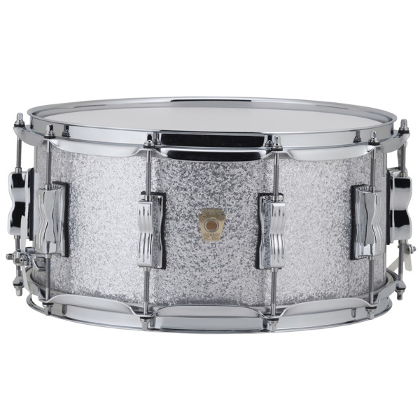 Skarptromme Ludwig Classic Maple LS403XX0S, 14x6,5, 10-Lug, Silver Sparkle