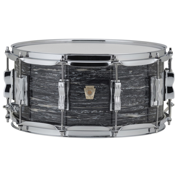 Skarptromme Ludwig Classic Maple LS403XX1Q, 14x6,5, 10-Lug, Vintage Black Oyster