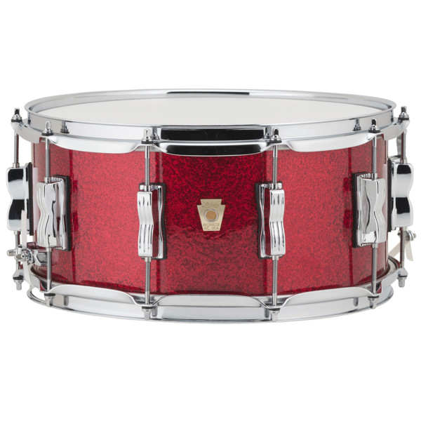 Skarptromme Ludwig Classic Maple LS403XX27, 14x6,5, 10-Lug, Red Sparkle