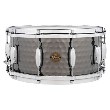 Skarptromme Gretsch Steel, S1-6514-BSH, 14x,6,5, Hammered Black Steel