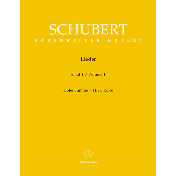 Schubert - Lieder Heft 1 - High Voice and Piano