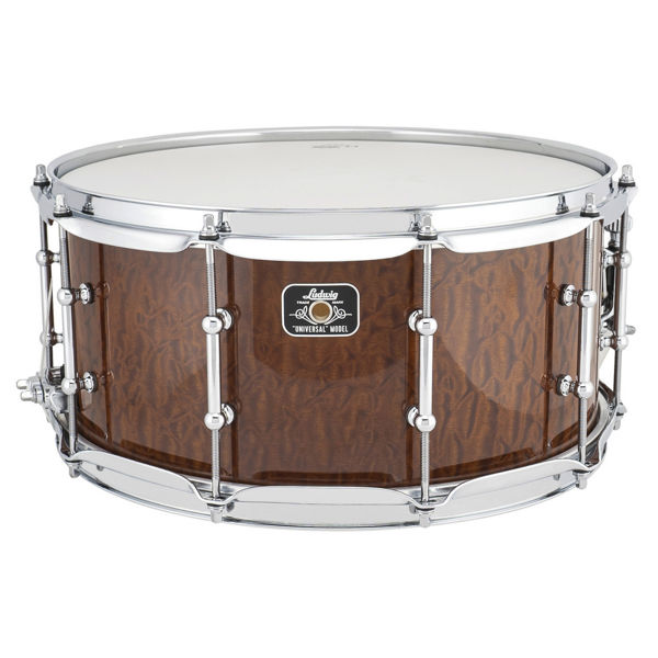 Skarptromme Ludwig Universal Beech LU6514BE, 14x6,5, Chrome Hardware, Triple Flange Hoops, Tube Lugs