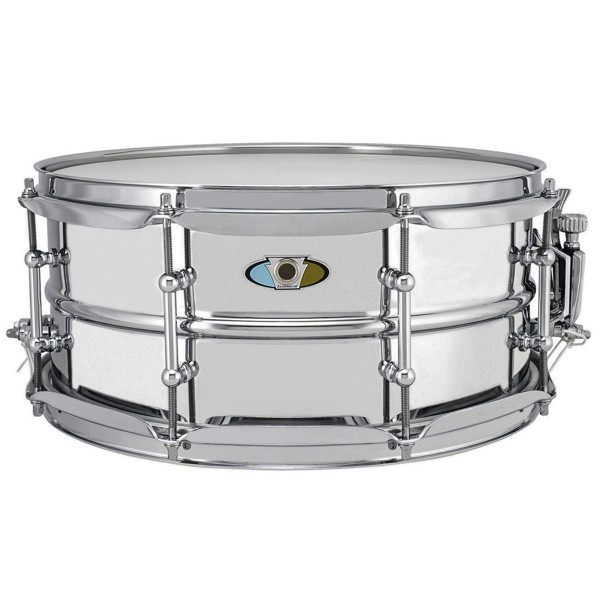Skarptromme Ludwig Supralite LU0613SL, 13x6, Chrome Hardware, Triple Flange Hoops, Tube Lugs