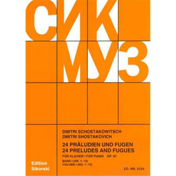 24 Preludes and Figues for Piano Opus 87 Vol. 1, Dmitri Shostakovich