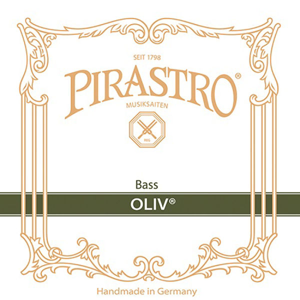 Kontrabasstrenger Pirastro Oliv Orchestra Mittel, Sett