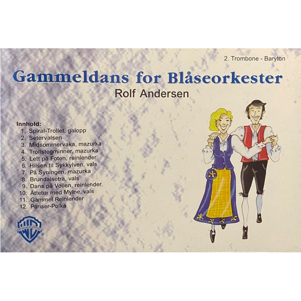 Gammeldans for Blåseorkester Trombone 2 F-nøkkel - Rolf And