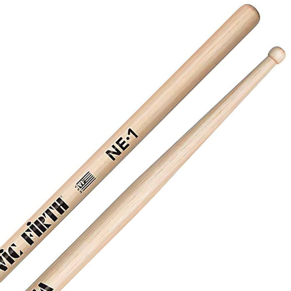 Trommestikker Vic Firth Signature Mike Johnston NE1, Hickory, Wood Tip