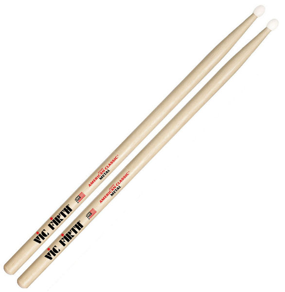 Trommestikker Vic Firth American Classic METAL Hickory, Nylon Tip