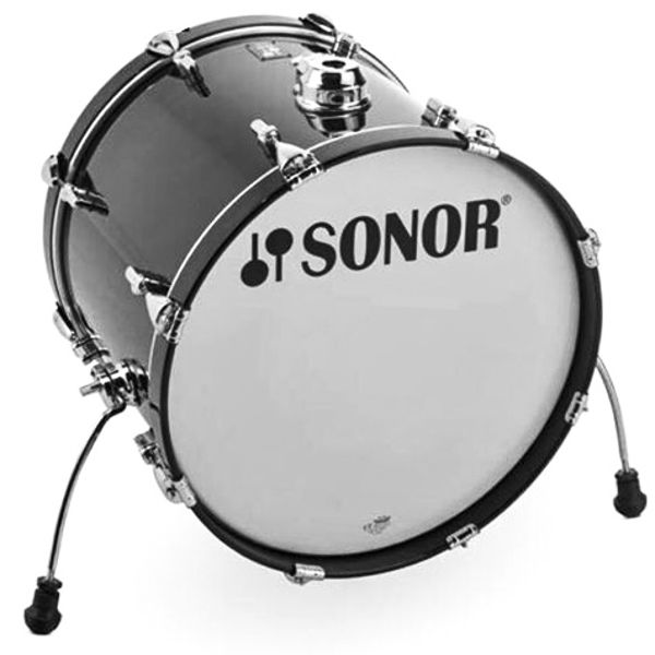 Stortromme Sonor AQ2 BD-WM TSB, 20x16, Transparent Stain Black w/Mount