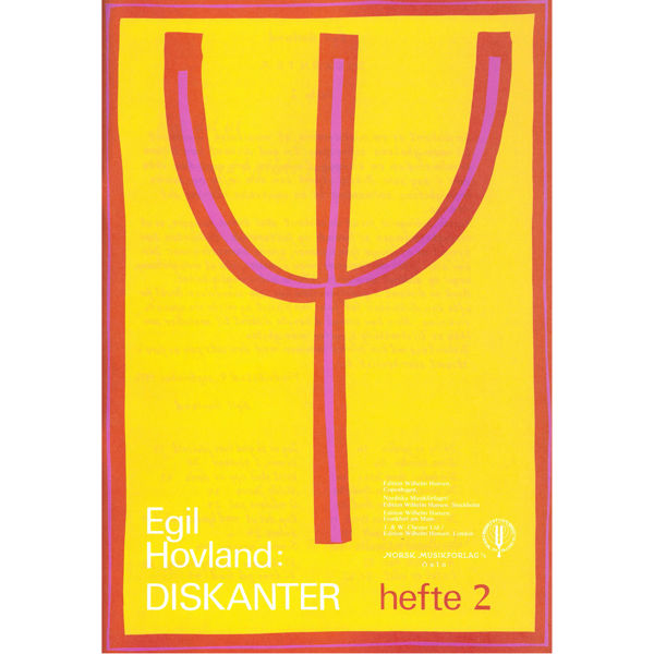 Diskanter Hefte 2, Egil Hovland - Diskantstemmer Partitur