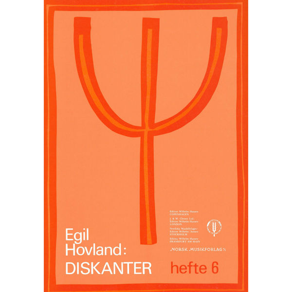 Diskanter Hefte 6, Egil Hovland - Diskantstemmer Partitur