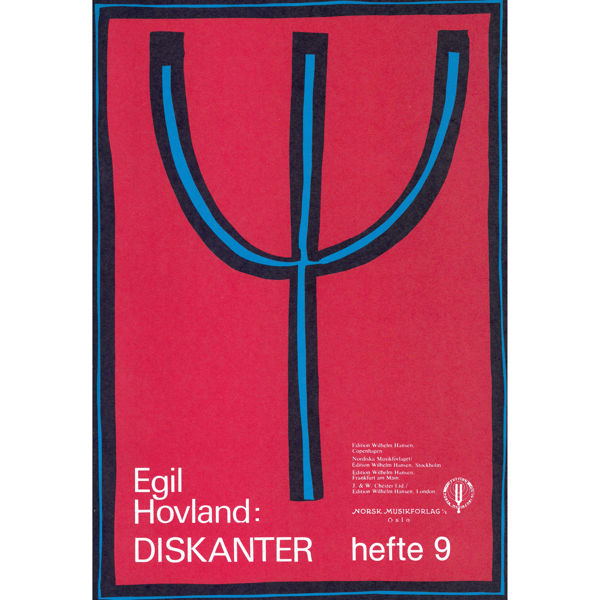 Diskanter Hefte 9, Egil Hovland - Diskantstemmer Partitur