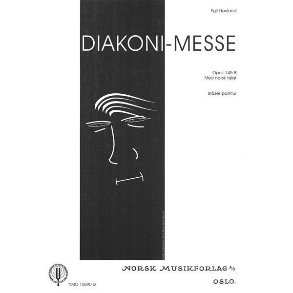 Diakoni-Messe Op.145B, Egil Hovland - Blåsepartitur Stemmesett