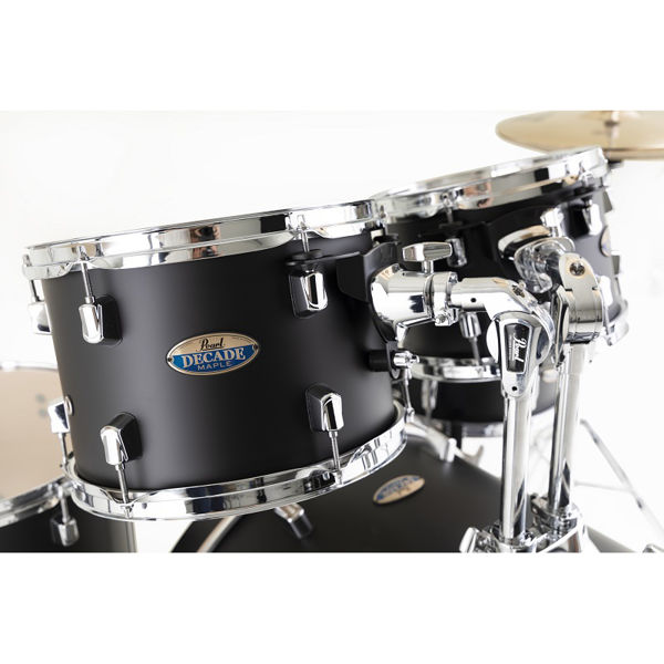 Tom-Tomtromme Pearl Decade DMP1007T, Satin Slate Black,10x7