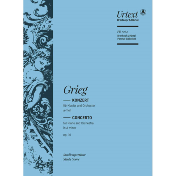 Piano Concerto in A minor Op. 16, Edvard Grieg. Study Score