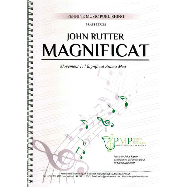 Magnificat Anima Mea, John Rutter arr Gavin Somerset. Brass Band