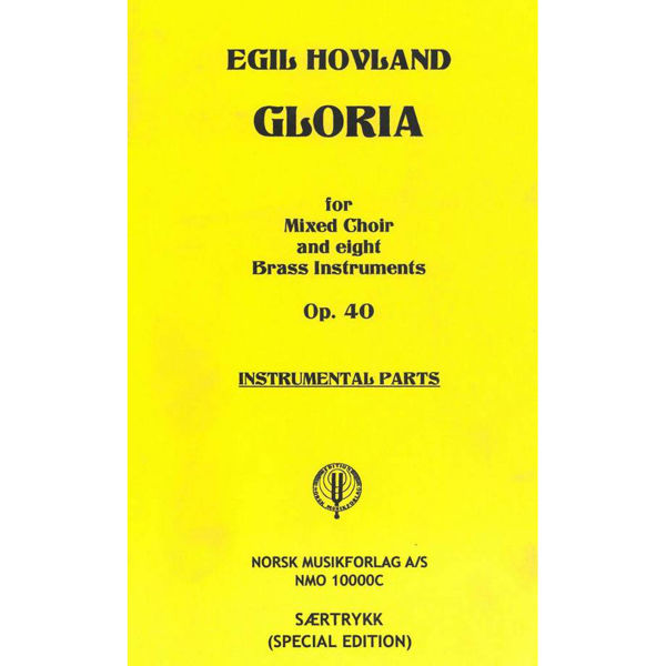 Gloria Op.40, Egil Hovland - Bl.Kor, 8 Messingb Stemmesett