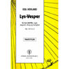 Lys-Vesper  Op.131 No.2, Egil Hovland - Satb,Org.,Slagv.,L Partitur