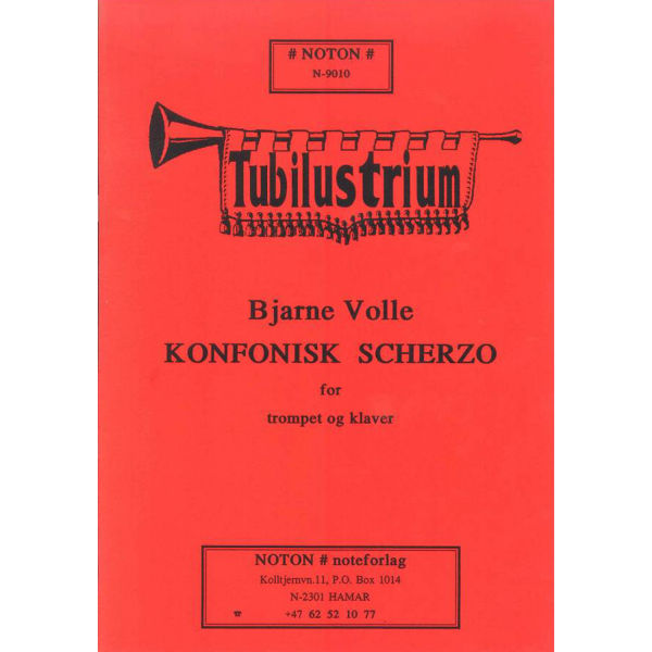 Konfonisk Scherzo, Bjarne Volle. Trompet og Piano