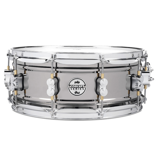 Skarptromme PDP Black Nickel Over Steel, PDSN5514BNCR, 14x5,5 Chrome Hardware