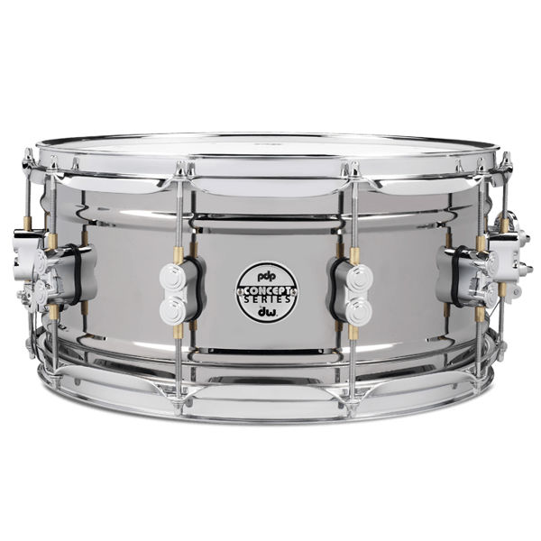 Skarptromme PDP Black Nickel Over Steel, PDSN6514BNCA, 14x6,5 Chrome Hardware