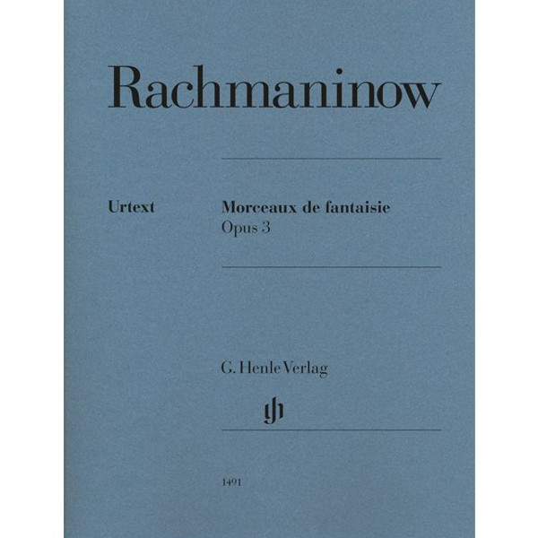 Morceaux de Fantaisie Op. 3 , Sergei Rachmaninow. Piano