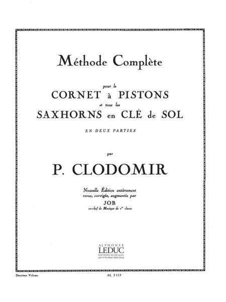 Complete Method for the Cornet Vol 2, Pierre-Francois Clodomir