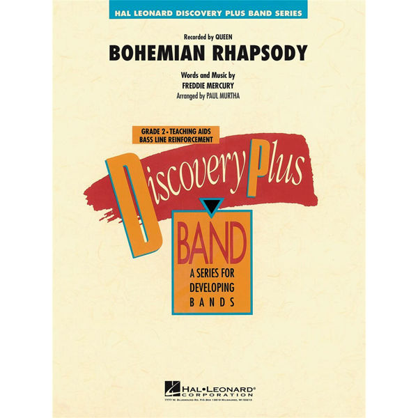 Bohemian Rhapsody, by Queen. Freddie Mercury arr Paul Murtha, Concert Band