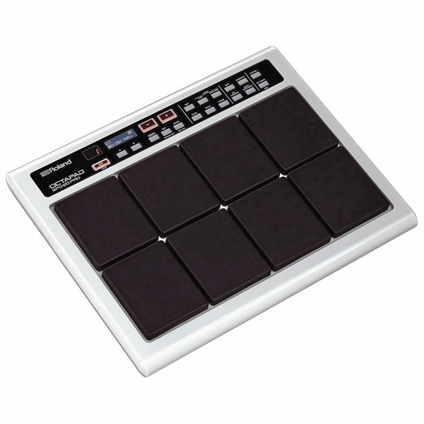 Octapad Roland SPD-20-PRO, Elektronisk Perkusjonspad med Innebygde Lyder, White