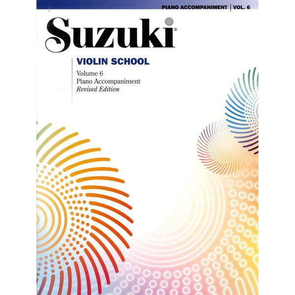 Suzuki Violin School vol 6 Pianoacc. Book