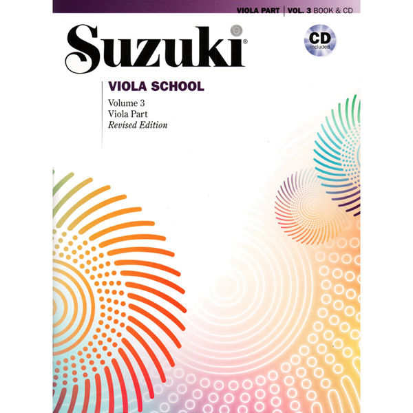 Suzuki Viola School vol 3 Book+CD