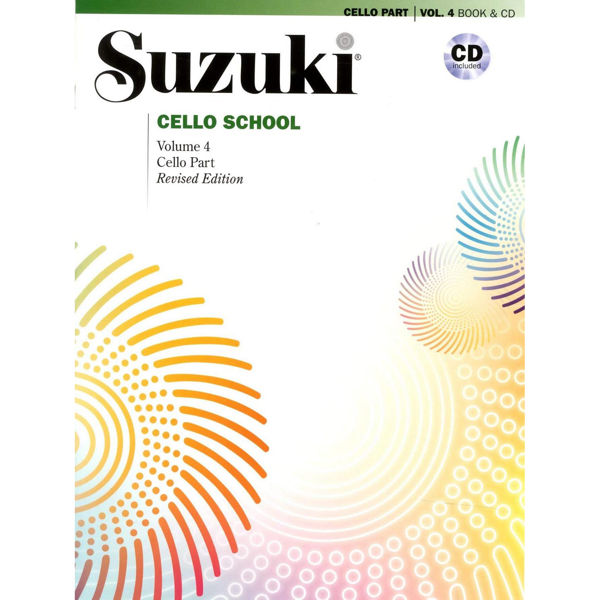 Suzuki Cello School vol 4 Book+CD