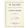 H. Klose - 25 Etudes de Mecanisme for saksofon