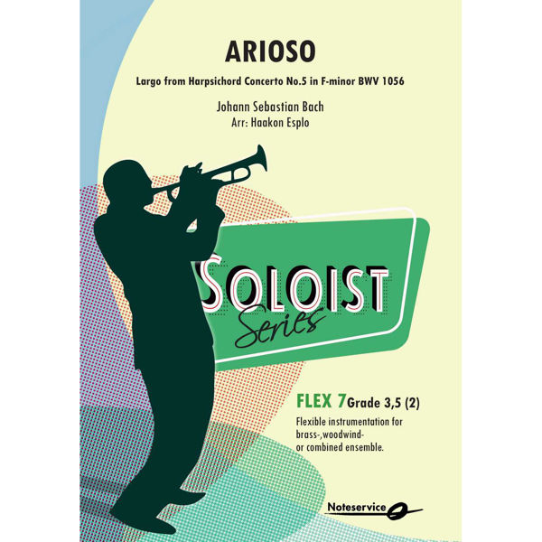 Arioso - Largo from Hapsichord Concerto No 5 in F-min, Johann Sebastian Bach arr Haakon Esplo, Flex 7 Soloist