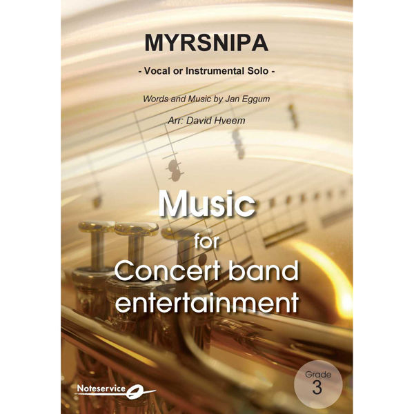Myrsnipa - Vokal eller instrumental Solo Concert Band CB3, Jan Eggum arr David Hveem