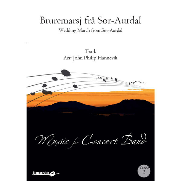 Bruremarsj frå Sør-Aurdal YCB3, Trad. arr John Philip Hannevik