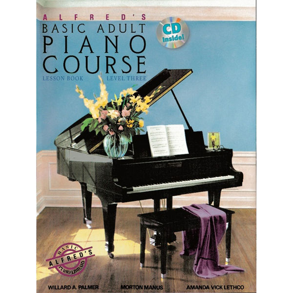 Alfreds Basic Piano Library Adult Course Lesson Bk/CD 3