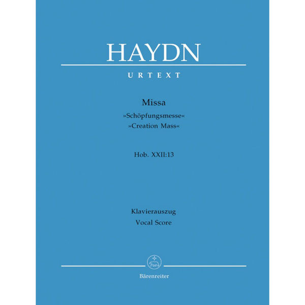 Haydn - Missa Hob. XXII:13 - Vocal Sore/Klavierauszug