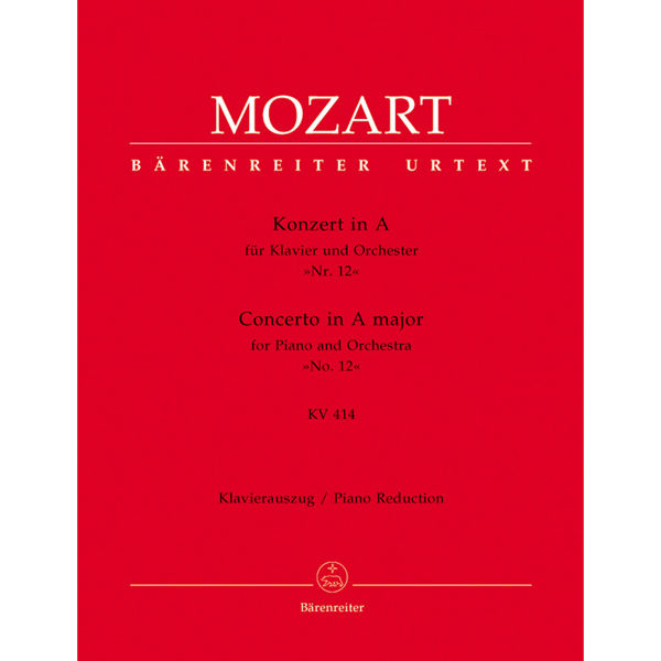 Concerto in A major for Piano and Orchestra, No 12, KV 414, 2 Pianos - Mozart