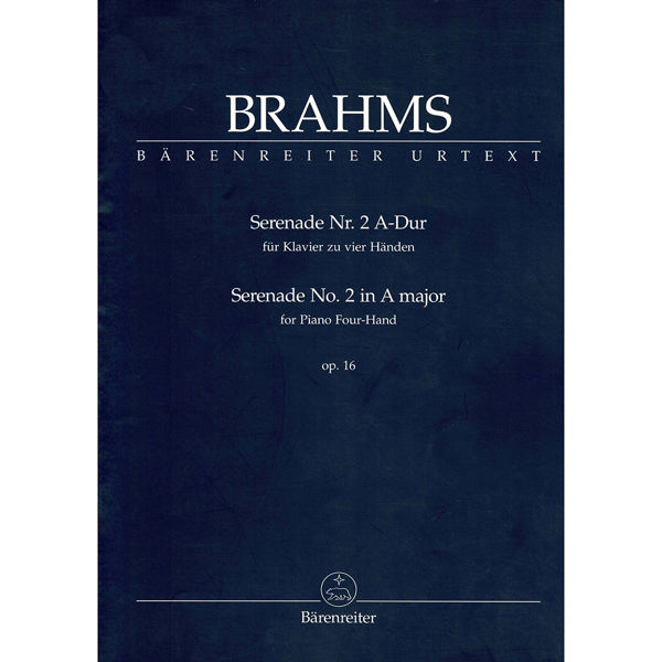 Serenade no. 2 in A major op. 16, Johannes Brahms - for Piano Four-Hand