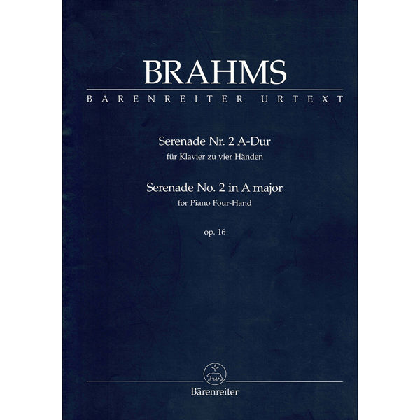 Serenade no. 2 in A major op. 16, Johannes Brahms - for Piano Four-Hand