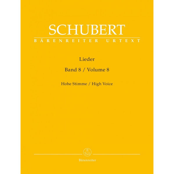 Schubert - Lieder Heft 8 - High Voice