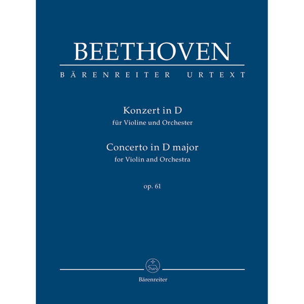 Beethoven Concerto for Violin and Orchestra D major op. 61, Violin and Piano