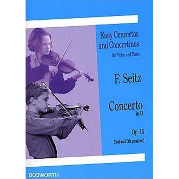 Concerto in D, Op. 15 for Violin and Piano, F. Seitz