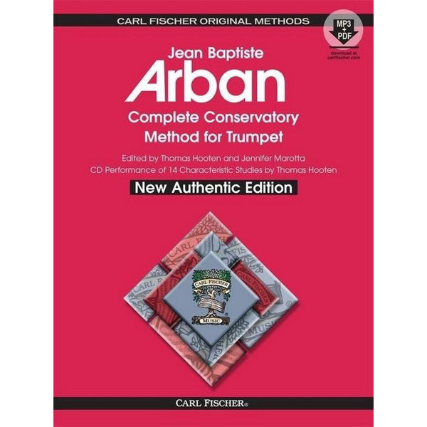 Arban Complete Conservatory Method for Trumpet Mp3/PDF Spiralbound