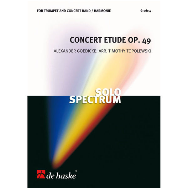 Concert Etude opus 49 - for trumpet and band, Goedicke / Topolewski - Concert Band